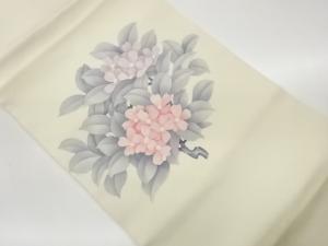 塩瀬紫陽花模様名古屋帯